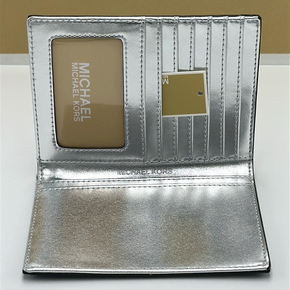 Michael Kors Black Passport Cover with Patches - Picture 10 of 10